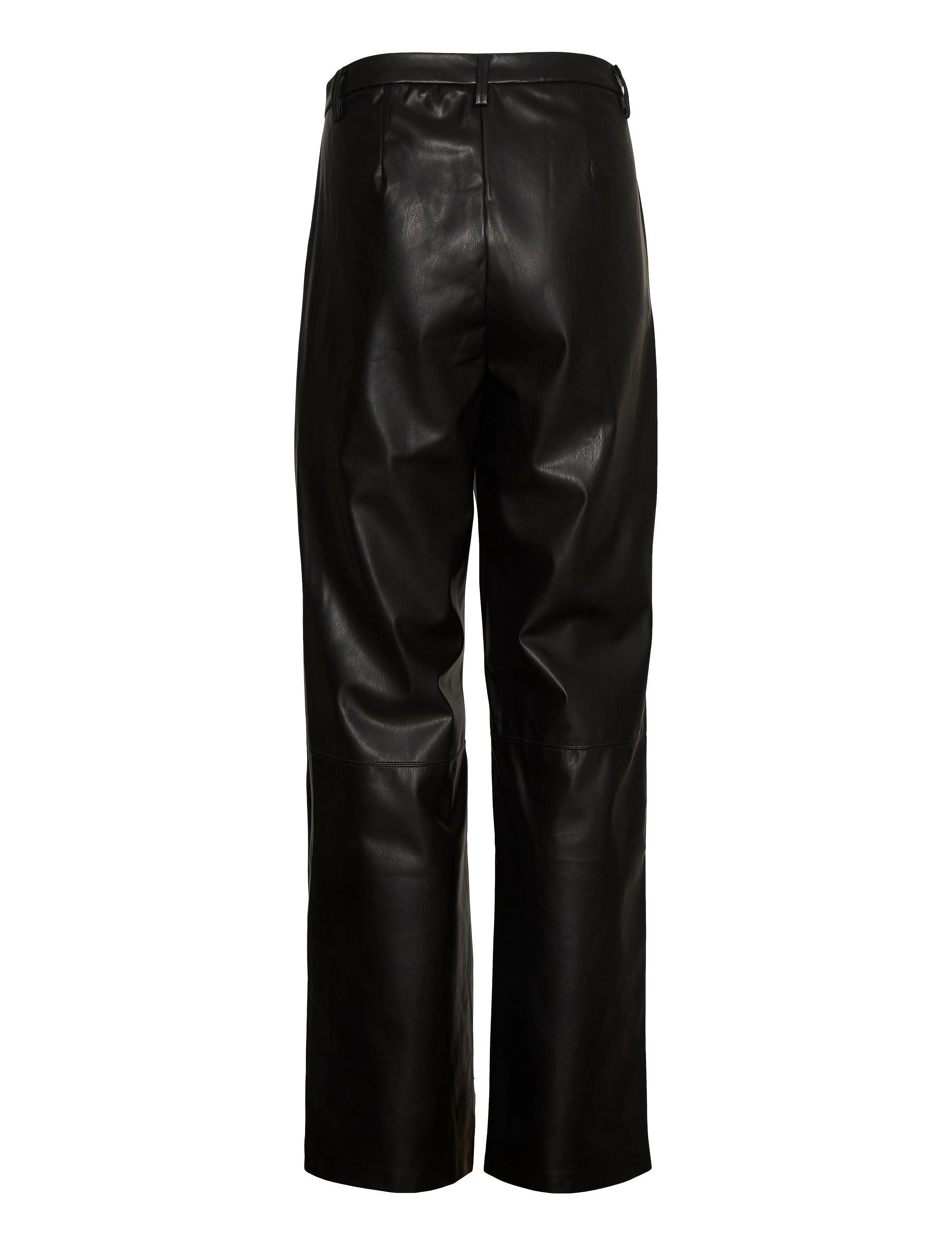 Vero Moda - VMOLYMPIAZAMIRA MW STRAIGHT PL PANT NOOS - black - 2