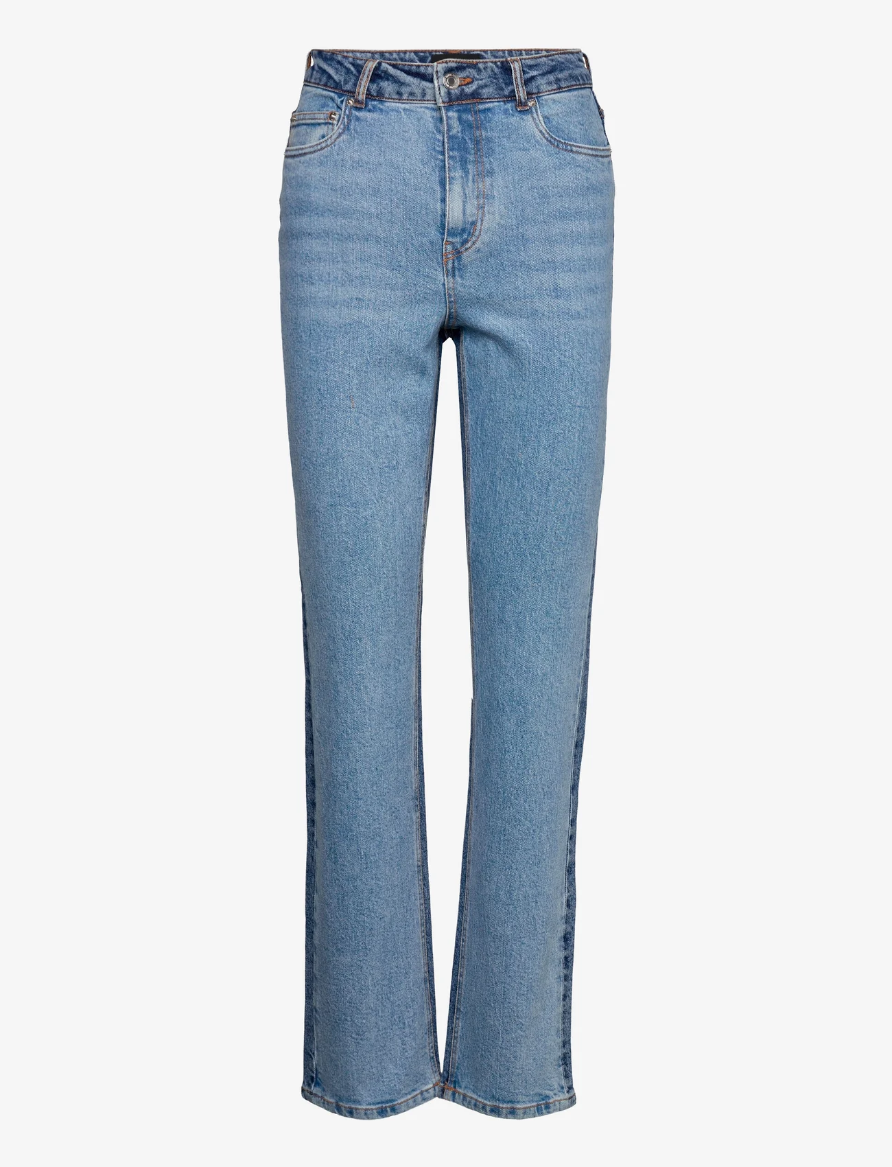 Vero Moda - VMDREW HR STR TWO TONED JEANS GU3155 - straight jeans - medium blue denim - 0