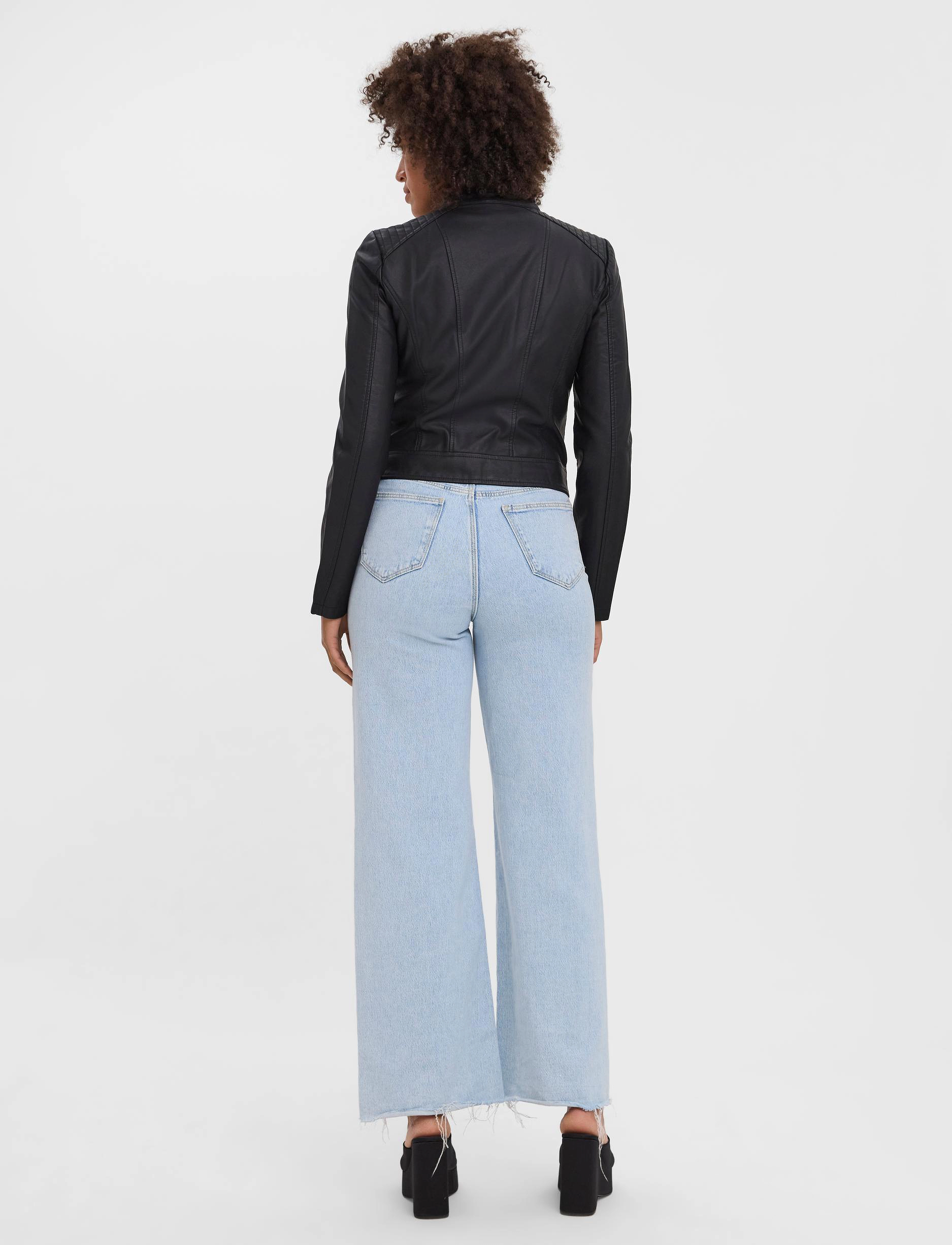 Vero Moda - VMKHLOEFAVO 22 SHORT COATED JACKET NOOS - black - 3
