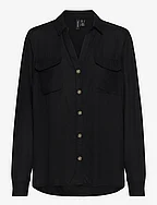 VMBUMPY L/S SHIRT NEW WVN GA NOOS - BLACK