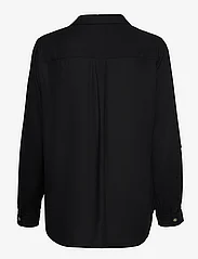 Vero Moda - VMBUMPY L/S SHIRT NEW WVN GA NOOS - pitkähihaiset paidat - black - 1
