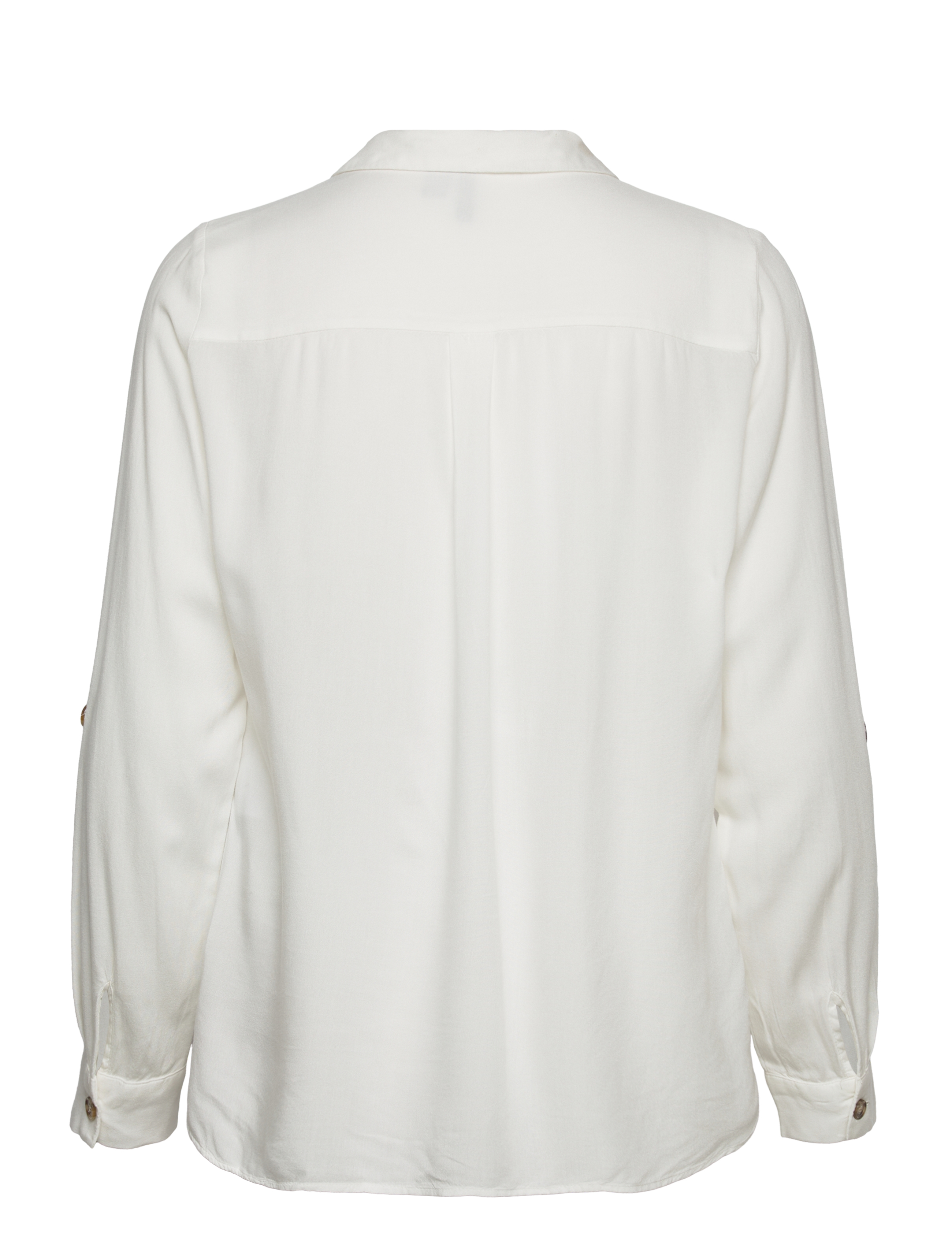 Vero Moda - VMBUMPY L/S SHIRT NEW WVN NOOS - overhemden met lange mouwen - snow white - 2