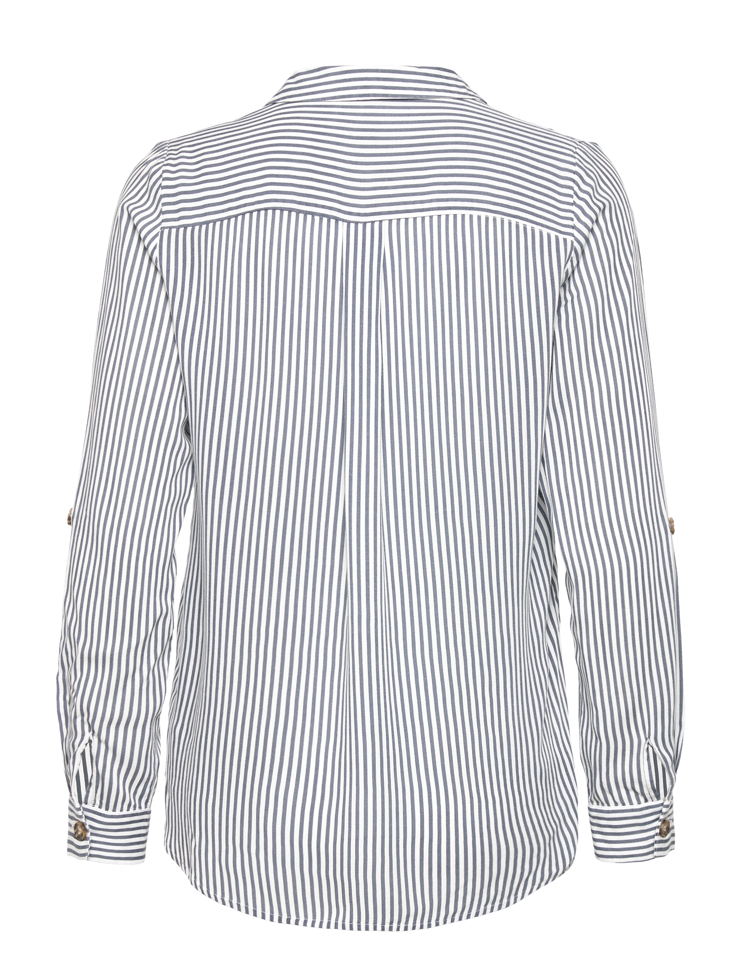 Vero Moda - VMBUMPY L/S SHIRT NEW WVN GA NOOS - långärmade skjortor - snow white - 1