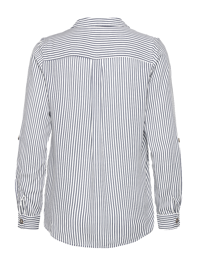 Vero Moda - VMBUMPY L/S SHIRT NEW WVN GA NOOS - långärmade skjortor - snow white - 1