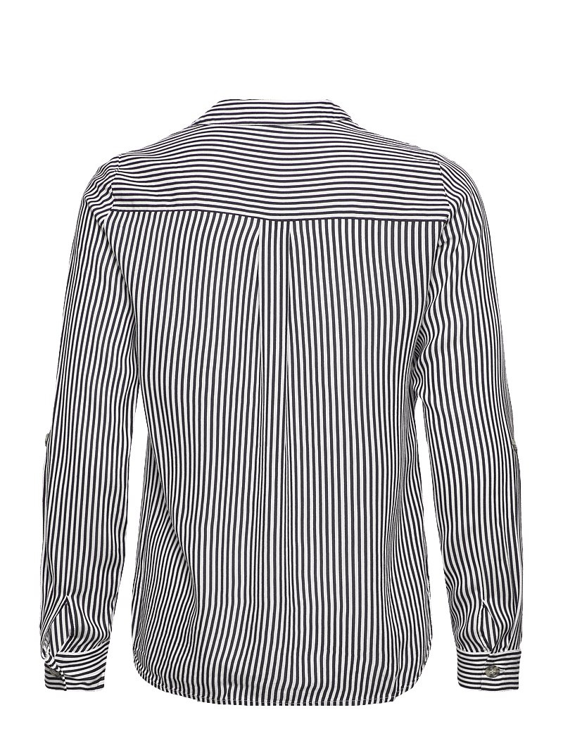 Vero Moda - VMBUMPY L/S SHIRT NEW WVN GA NOOS - langærmede skjorter - snow white - 2