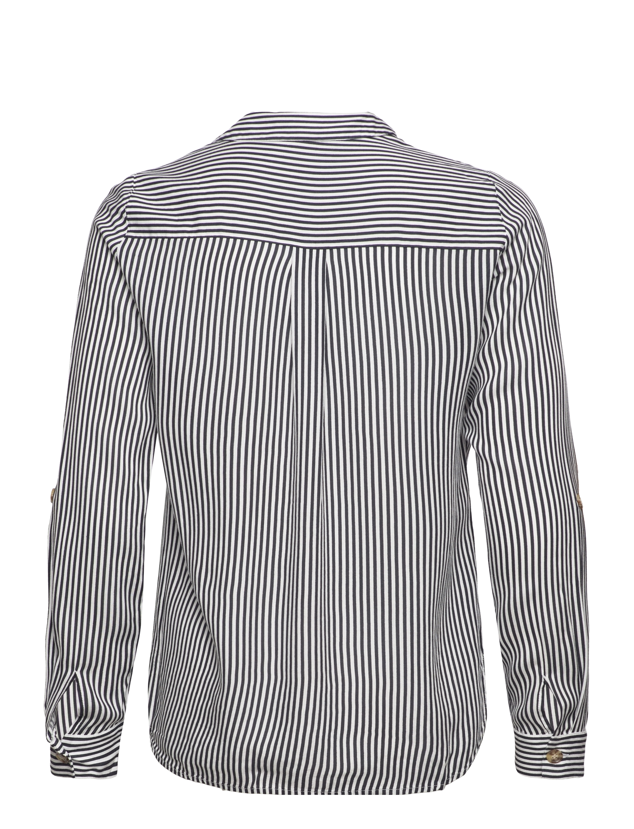 Vero Moda - VMBUMPY L/S SHIRT NEW WVN NOOS - pikkade varrukatega särgid - snow white - 2