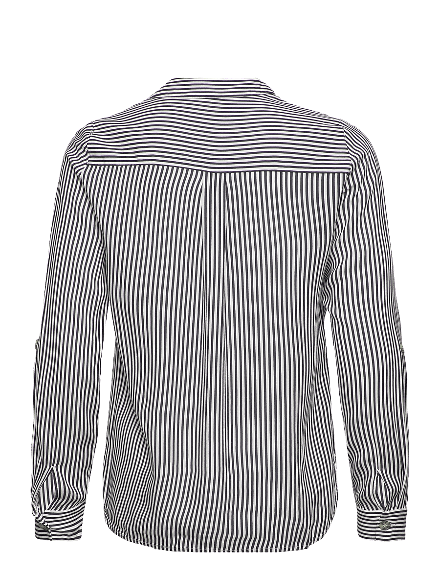 Vero Moda - VMBUMPY L/S SHIRT NEW WVN NOOS - pikkade varrukatega särgid - snow white - 2
