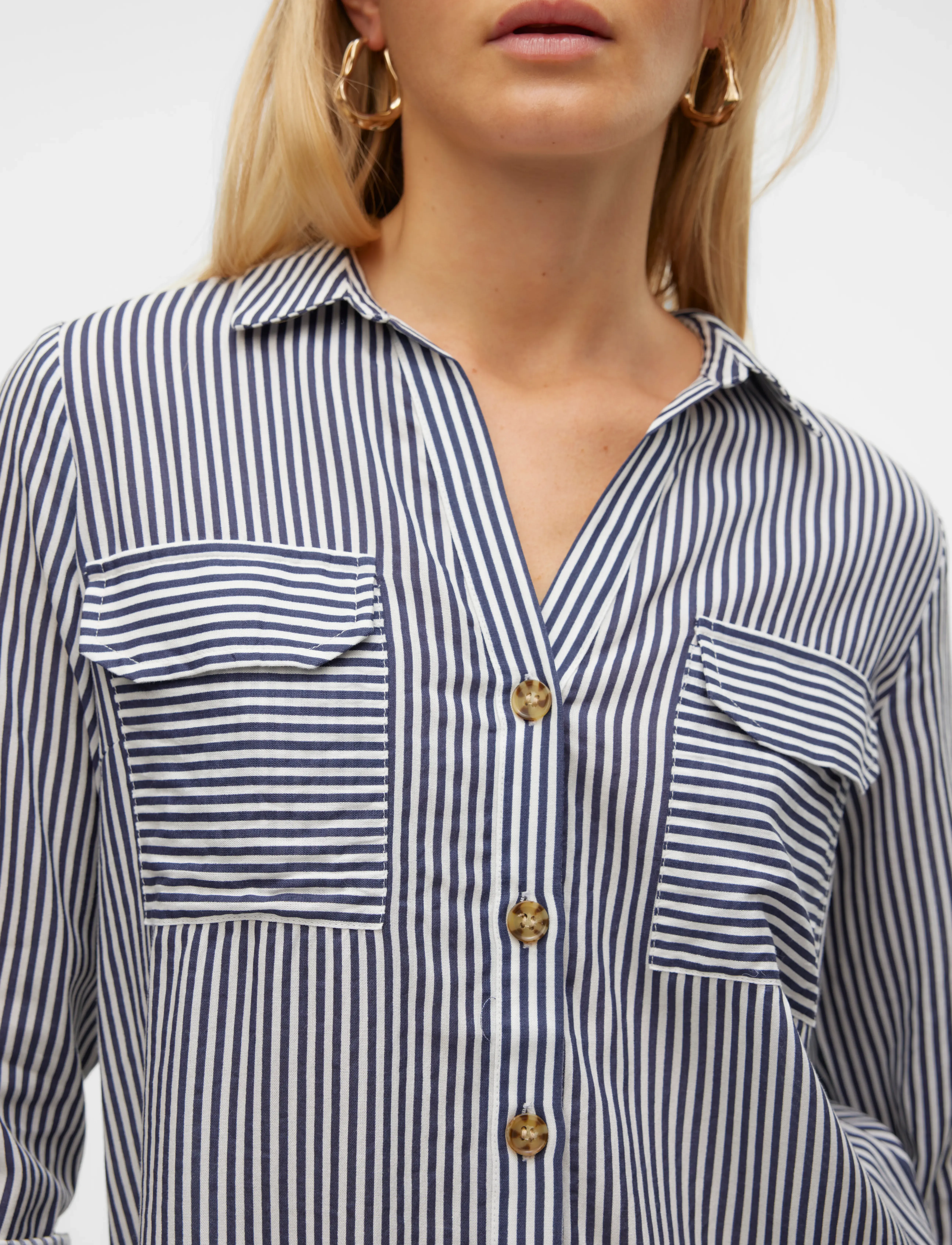 VERO MODA Vmbumpy L/S Shirt New Wvn Noos skjortor dam – bild 5
