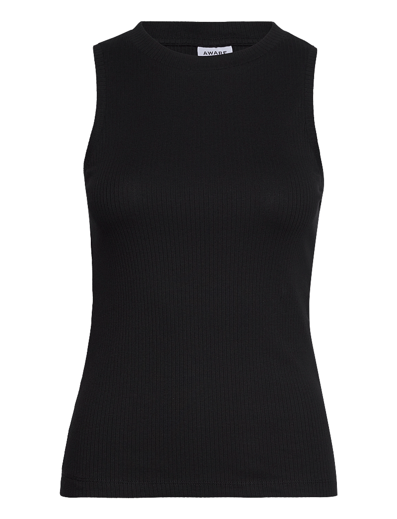 Vero Moda - VMLAVENDER SL TOP VMA JRS NOOS - linnen - black - 1