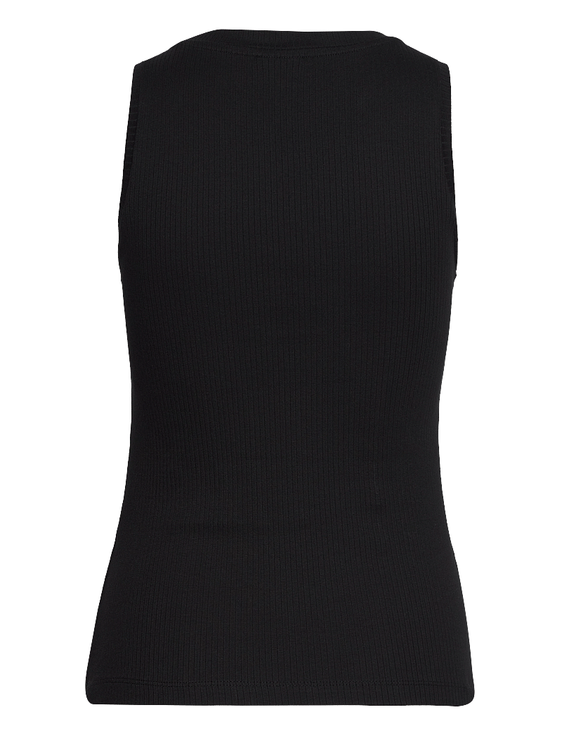 Vero Moda - VMLAVENDER SL TOP VMA JRS NOOS - linnen - black - 2