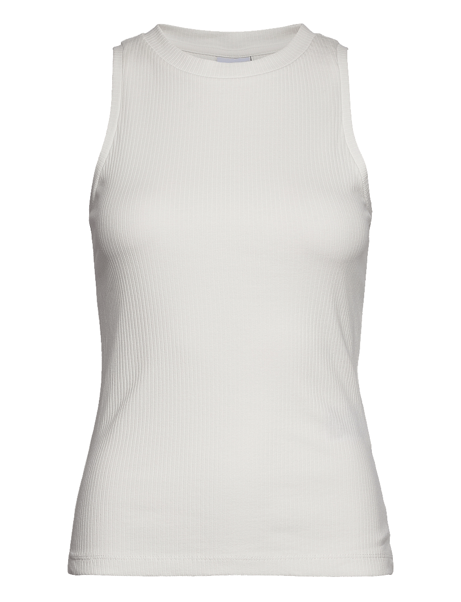 Vero Moda - VMLAVENDER SL TOP VMA JRS NOOS - hihattomat paidat - snow white - 0