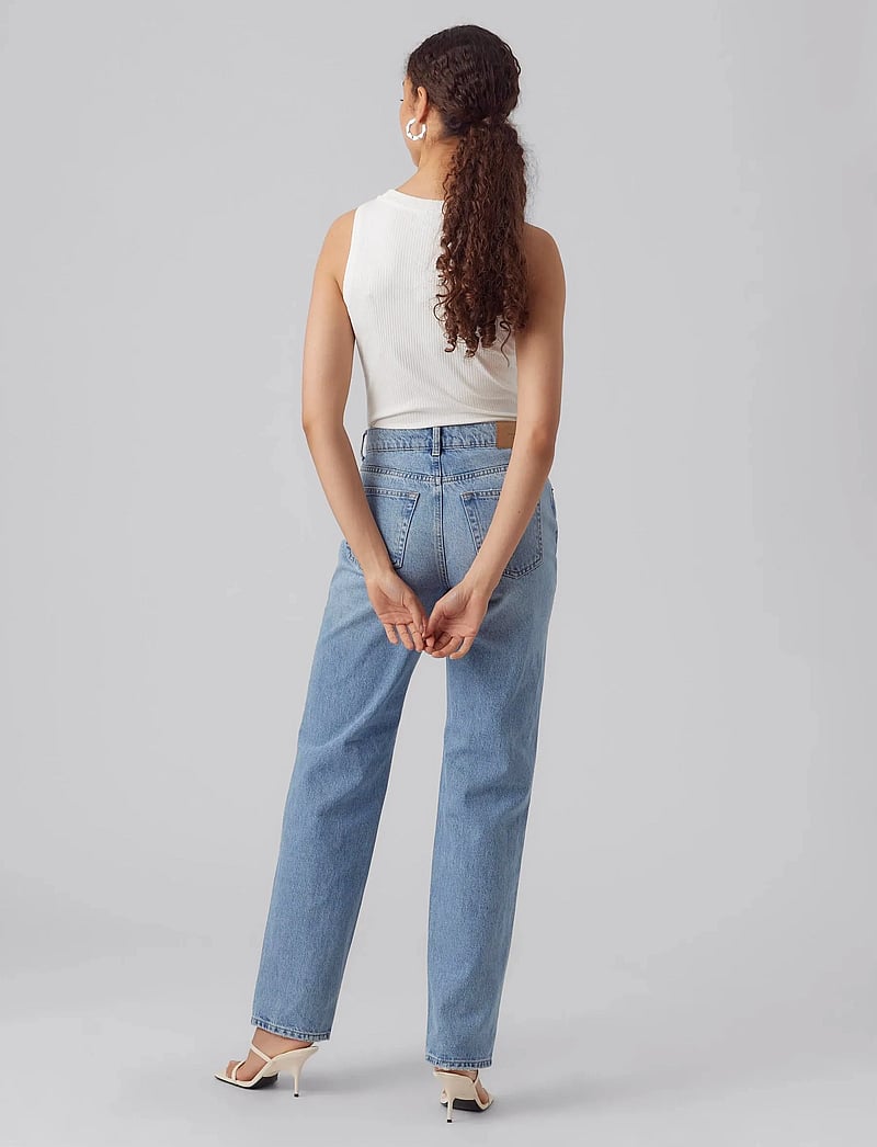 Vero Moda - VMLAVENDER SL TOP VMA JRS NOOS - tanktops - snow white - 3