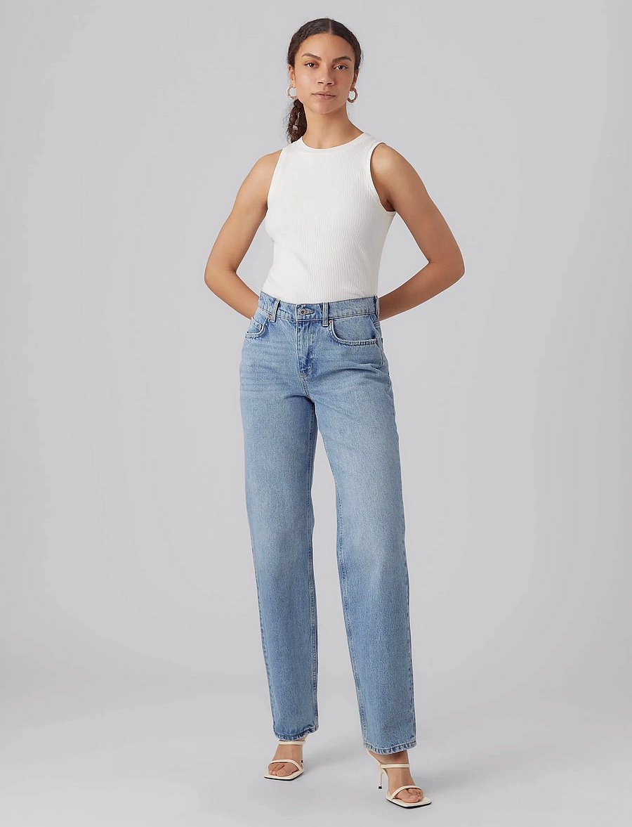 Vero Moda - VMLAVENDER SL TOP VMA JRS NOOS - snow white - 4