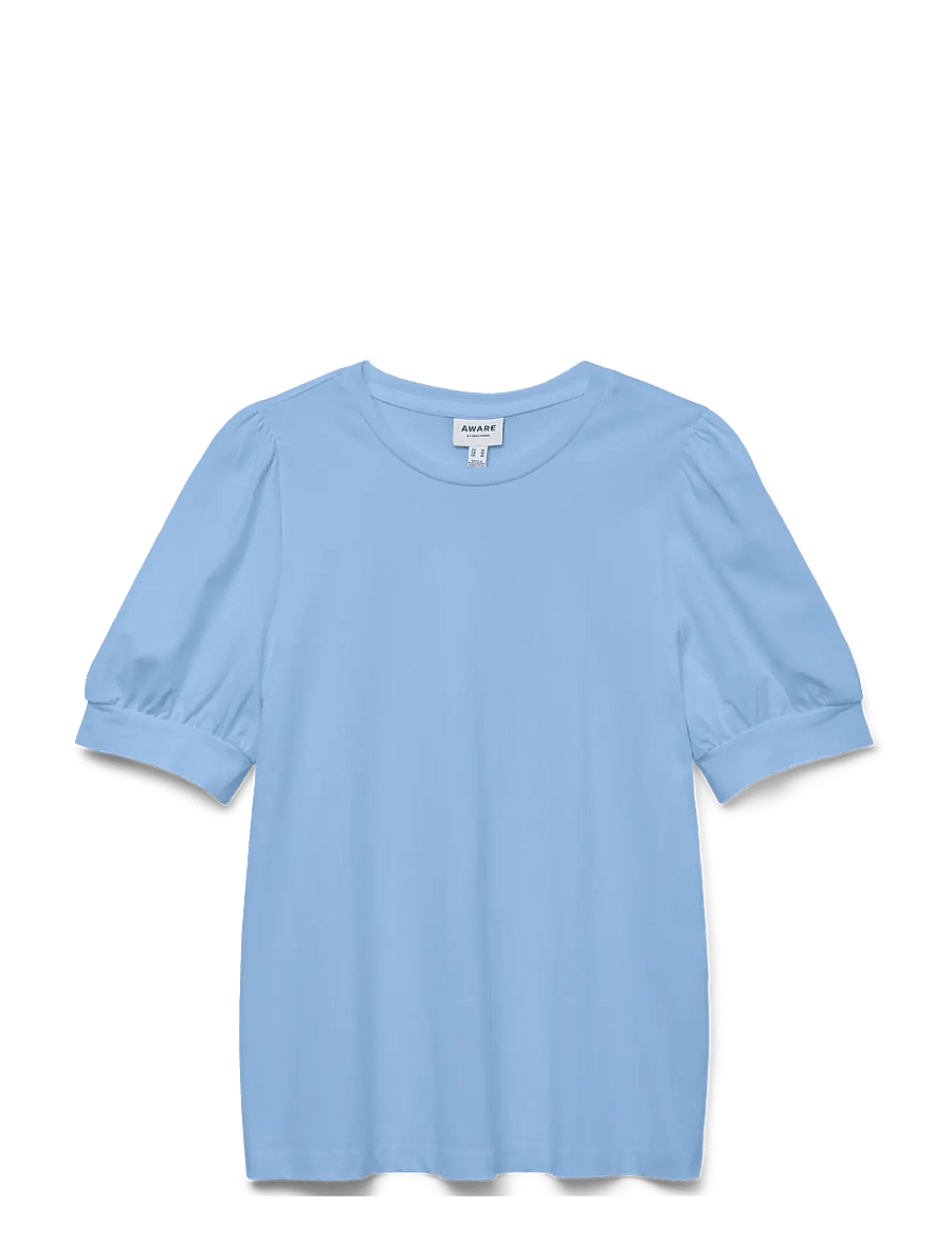 Vero Moda - AWKERRY 2/4 O-NECK TOP NOOS - marškinėliai - dutch canal - 1