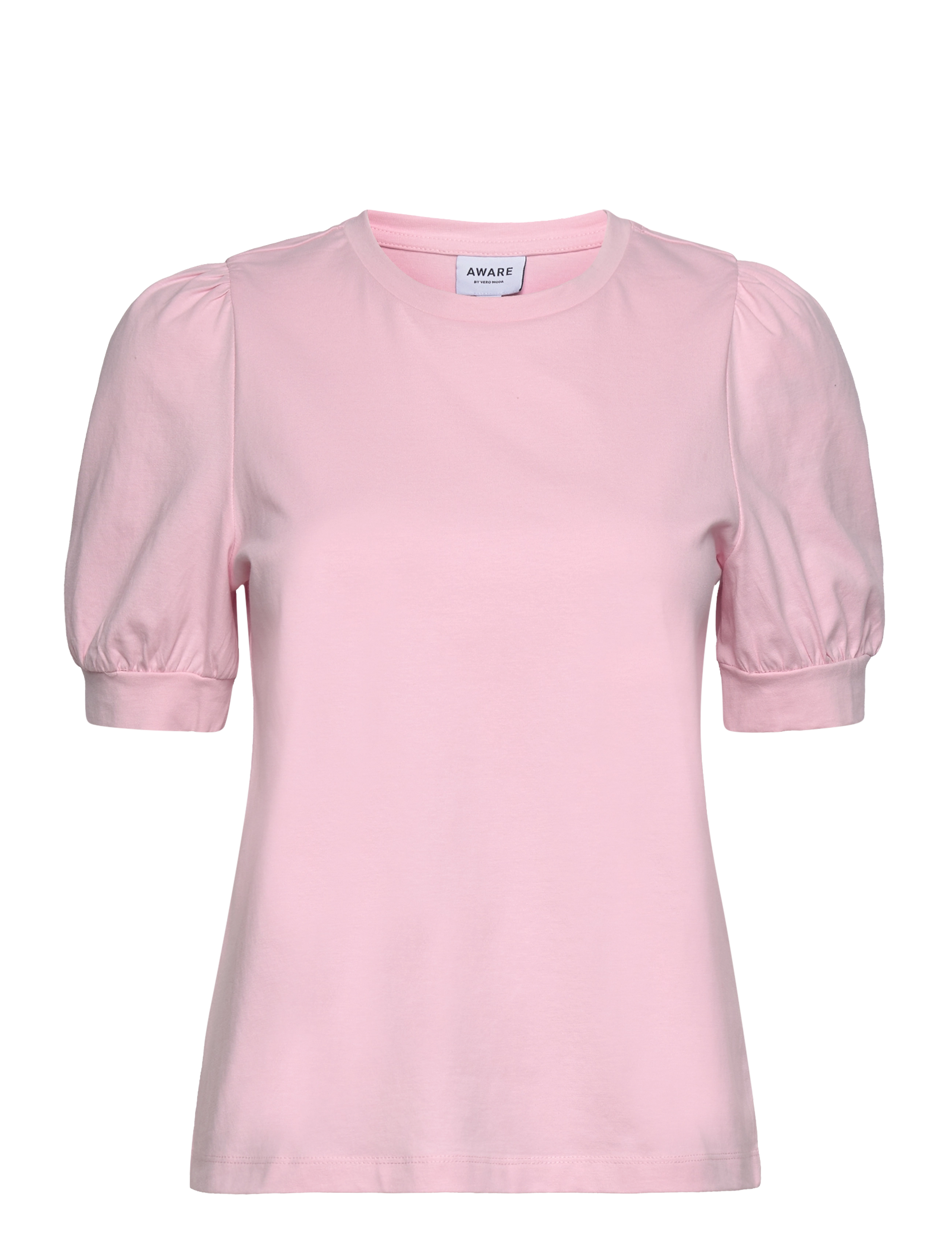 Vero Moda AWKERRY 2/4 O-NECK TOP NOOS - T-Shirts & Tops - PARFAIT PINK / pink/rose
