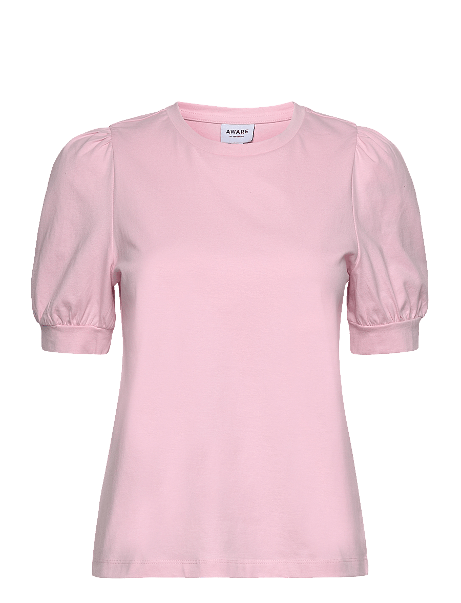Vero Moda - AWKERRY 2/4 O-NECK TOP NOOS - t-särgid - parfait pink - 1