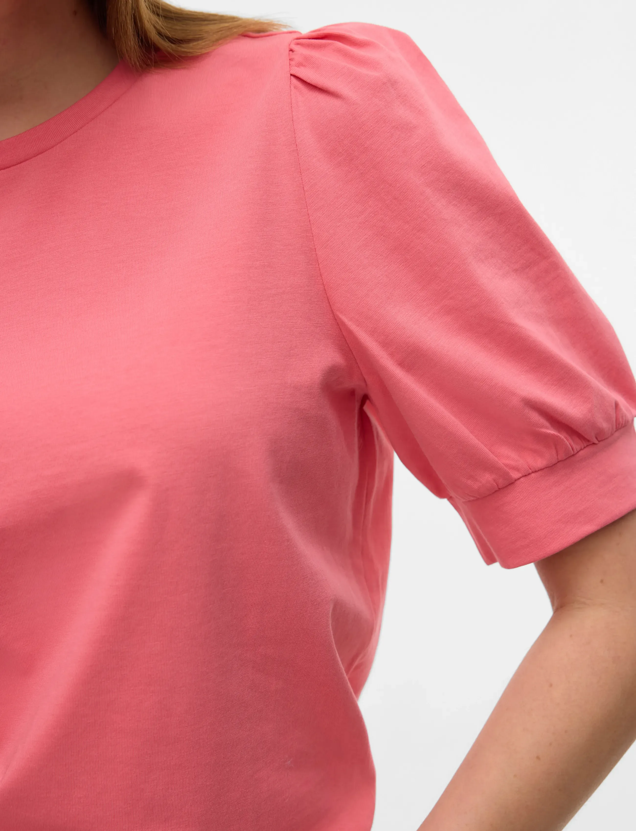 Vero Moda - AWKERRY 2/4 O-NECK TOP NOOS - t-shirts - tea rose - 4