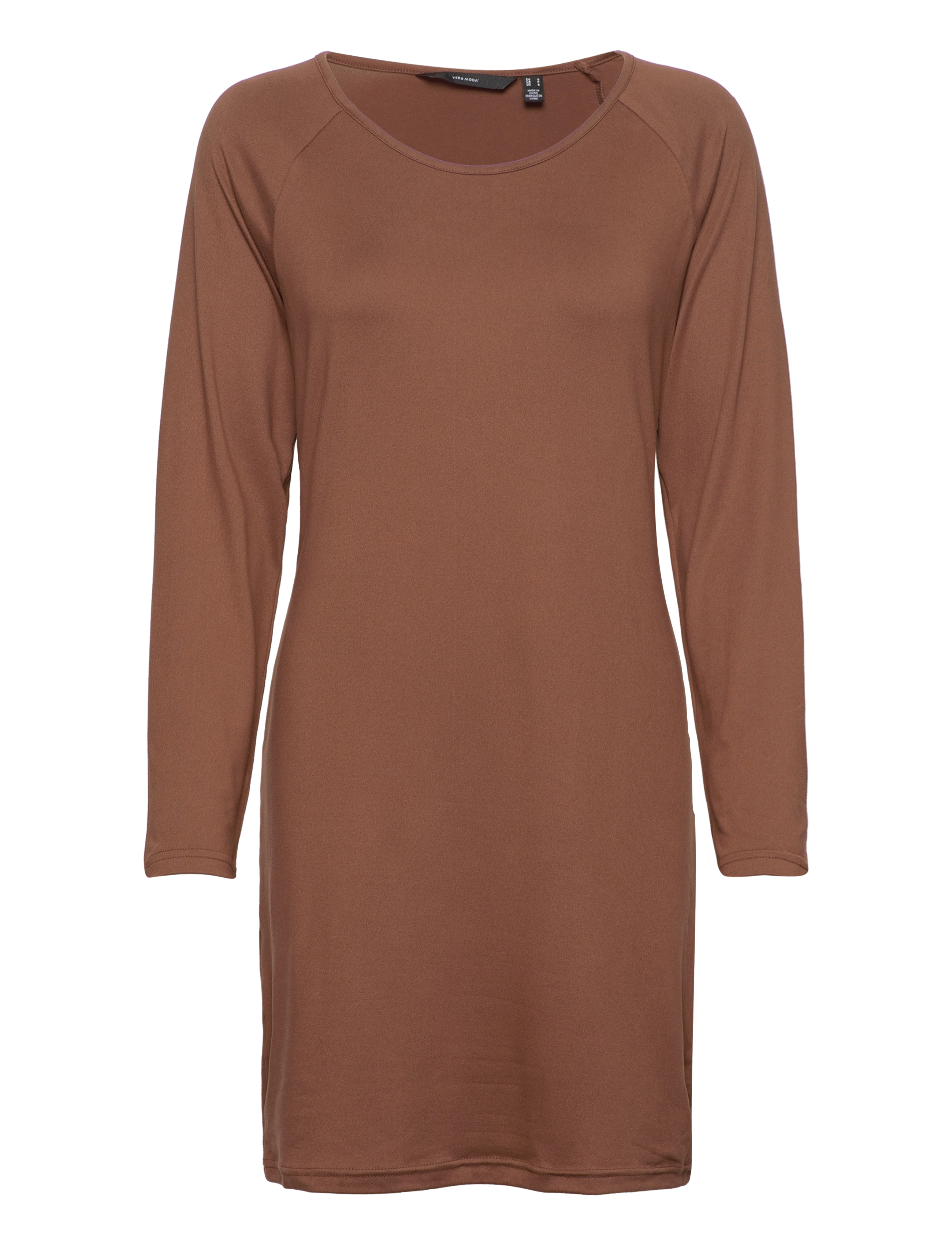 Vero Moda VMZERA LS SHORT DRESS JRS LT - Kjoler - AZTEC / brown