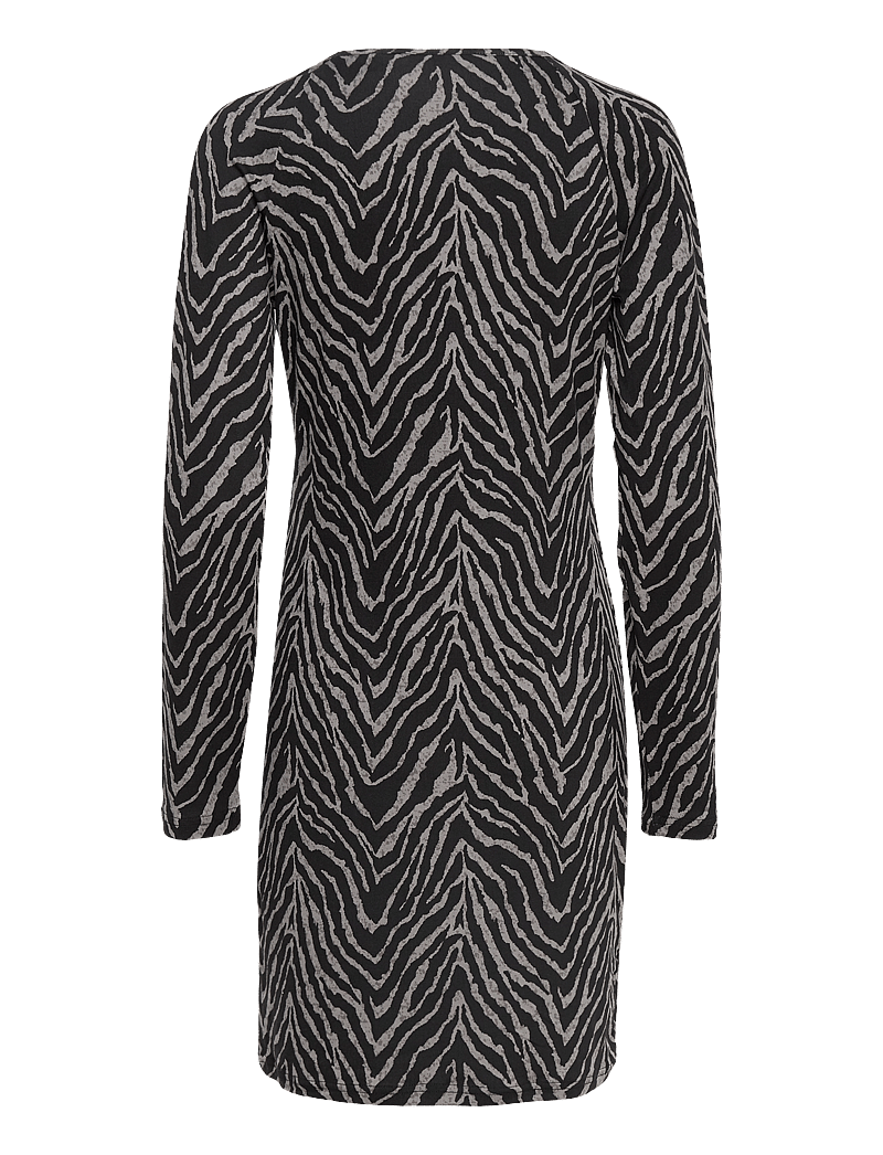 Vero Moda - VMZERA LS SHORT DRESS JRS LT - t-shirt-kleider - black - 1
