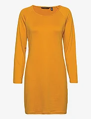 Vero Moda - VMZERA LS SHORT DRESS JRS LT - laagste prijzen - golden yellow - 0