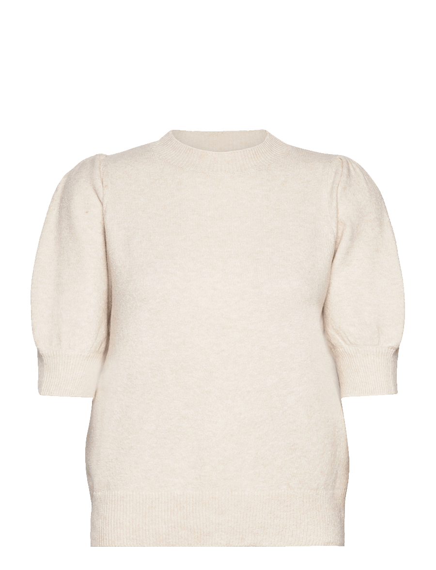 Vero Moda - VMDOFFY 2/4 O-NECK PULLOVER GA NOOS - striktrøjer - birch - 1
