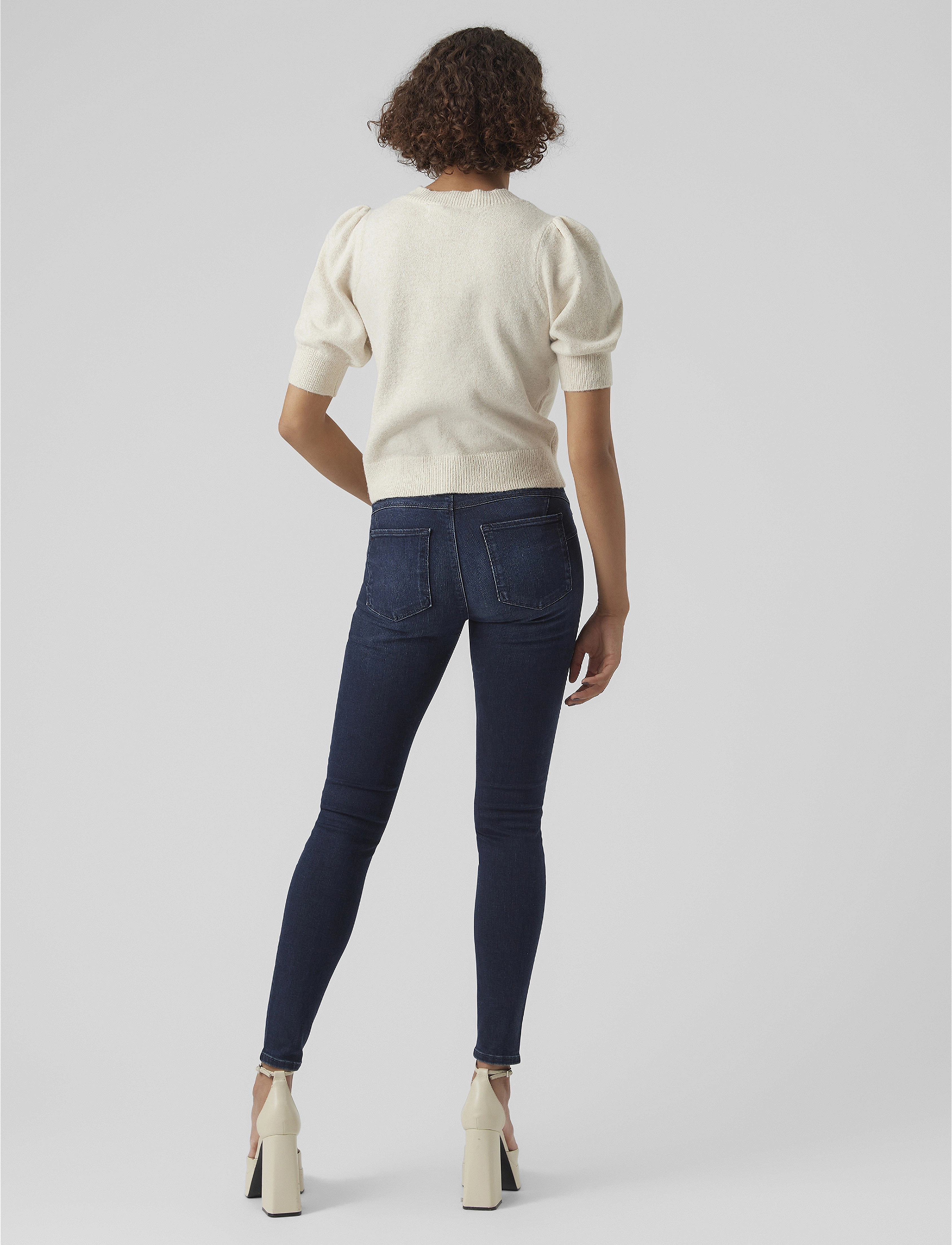 Vero Moda - VMDOFFY 2/4 O-NECK PULLOVER GA NOOS - trøjer - birch - 3