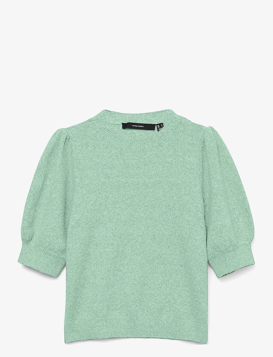 Vero Moda - VMDOFFY 2/4 O-NECK PULLOVER GA NOOS - pullover - birds egg green - 1