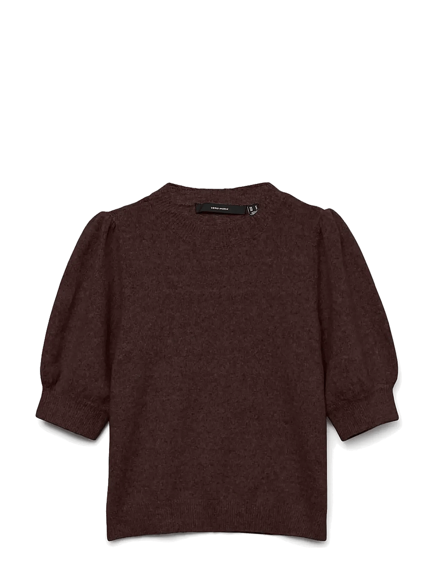 Vero Moda - VMDOFFY 2/4 O-NECK PULLOVER GA NOOS - pullover - chocolate torte - 1