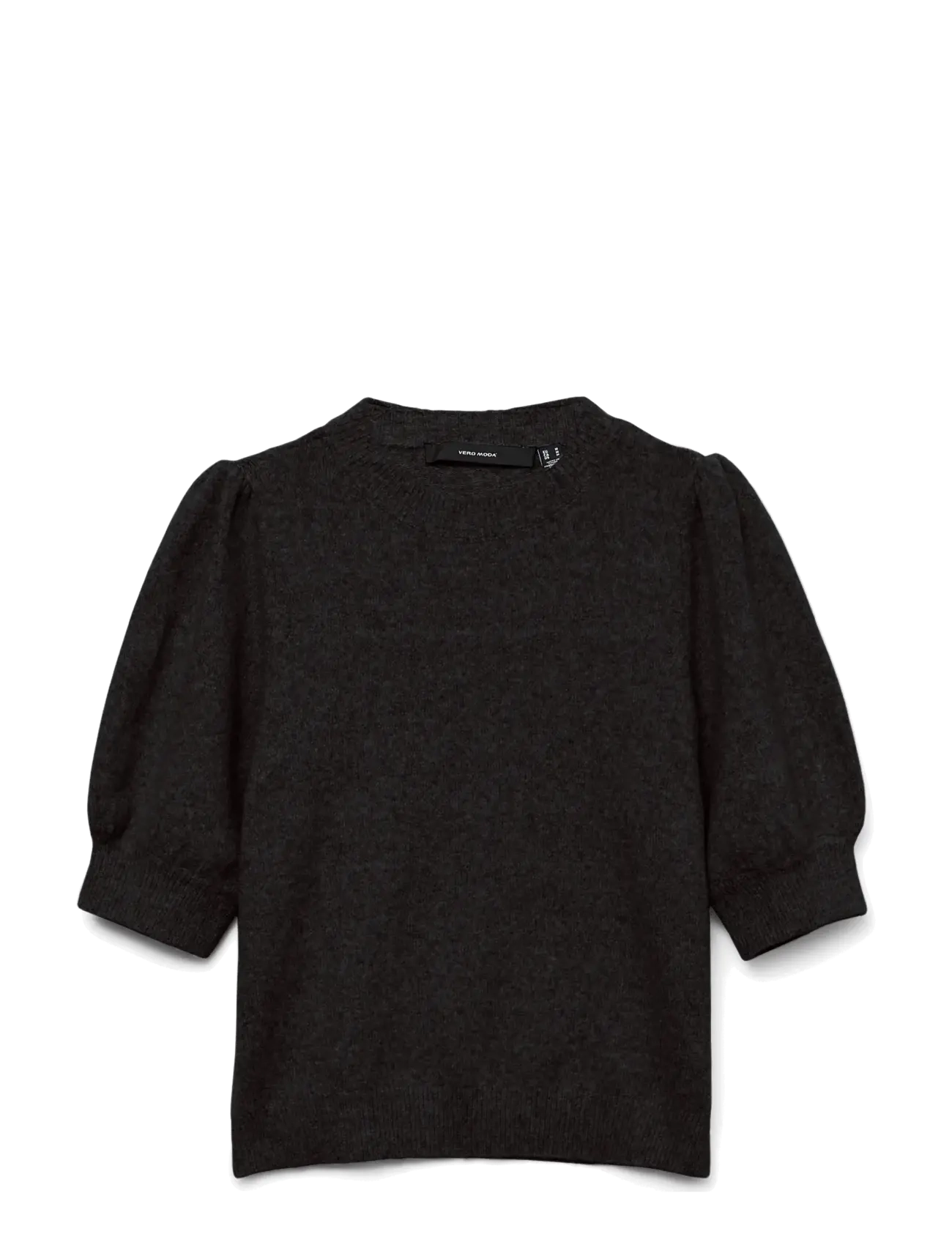 Vero Moda VMDOFFY 2/4 O-NECK PULLOVER GA NOOS - Tøj - CHOCOLATE TORTE / brown