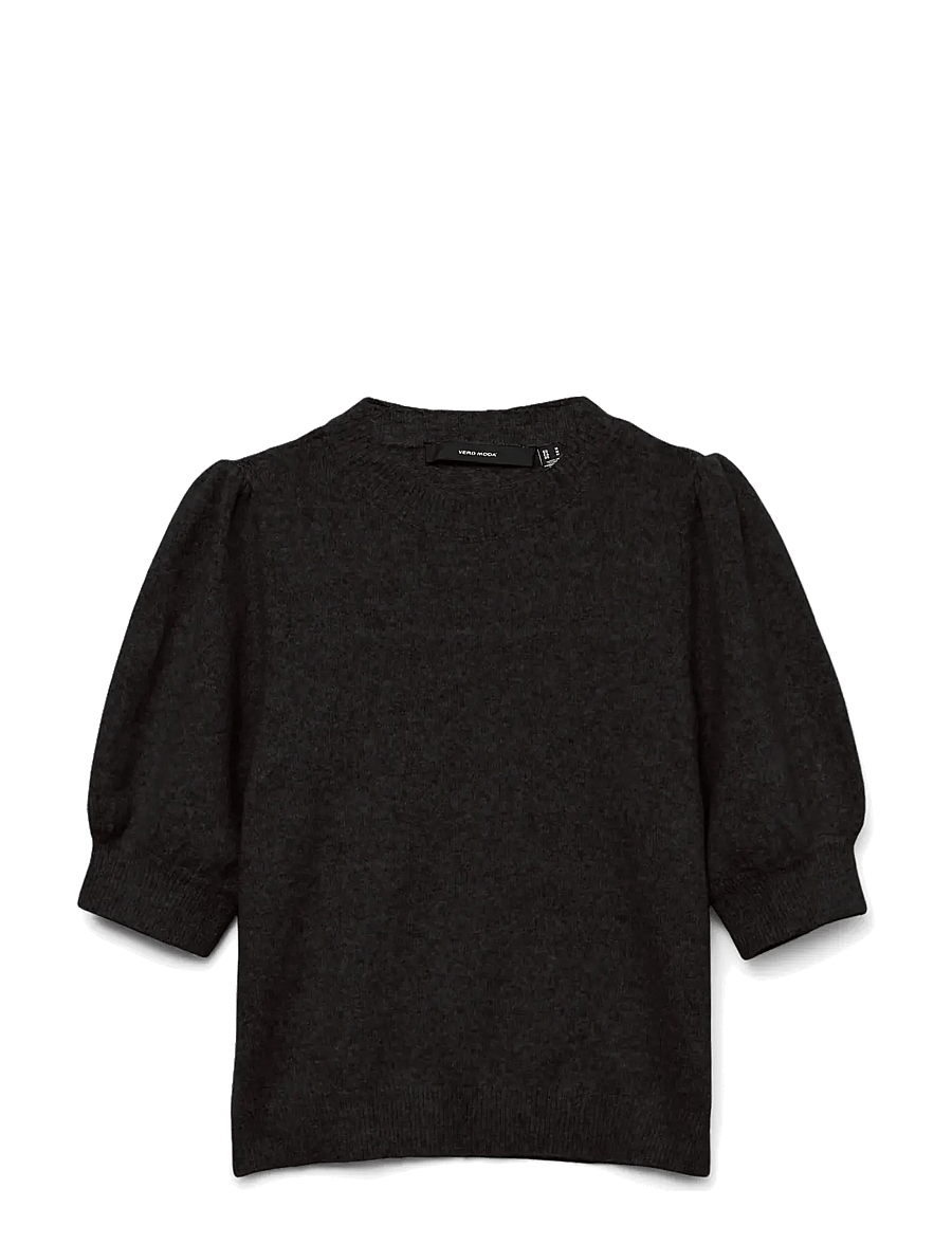 Vero Moda - VMDOFFY 2/4 O-NECK PULLOVER GA NOOS - striktrøjer - chocolate torte - 1