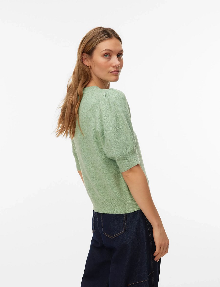 Vero Moda - VMDOFFY 2/4 O-NECK PULLOVER GA NOOS - pullover - mistletoe - 2