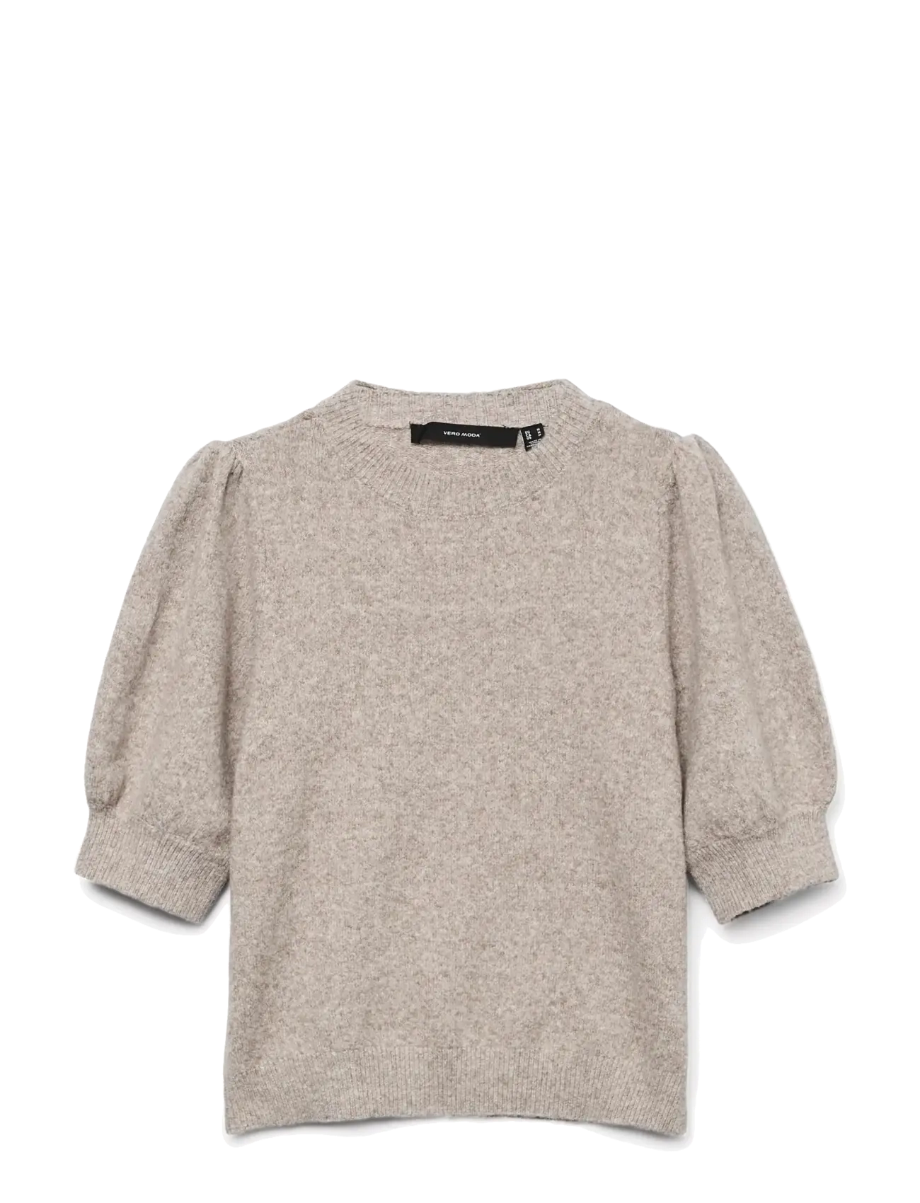 Vero Moda VMDOFFY 2/4 O-NECK PULLOVER GA NOOS - Vero Moda - MOON ROCK / beige