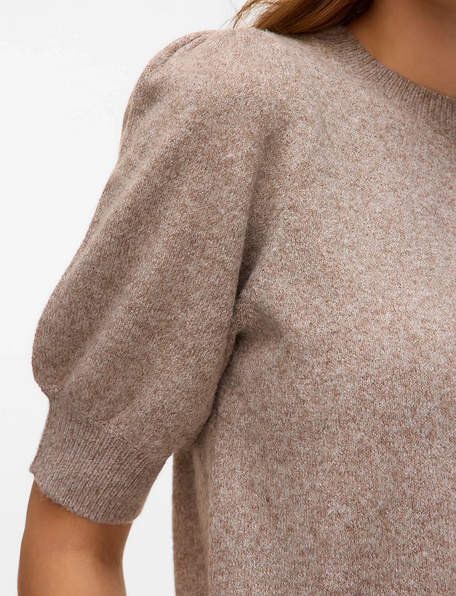Vero Moda - VMDOFFY 2/4 O-NECK PULLOVER GA NOOS - pullover - moon rock - 5