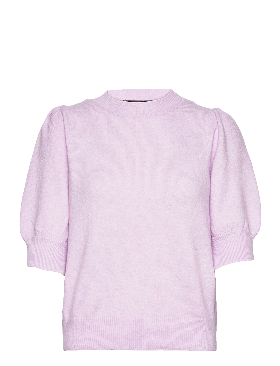 Vero Moda - VMDOFFY 2/4 O-NECK PULLOVER GA NOOS - striktrøjer - orchid bloom - 1
