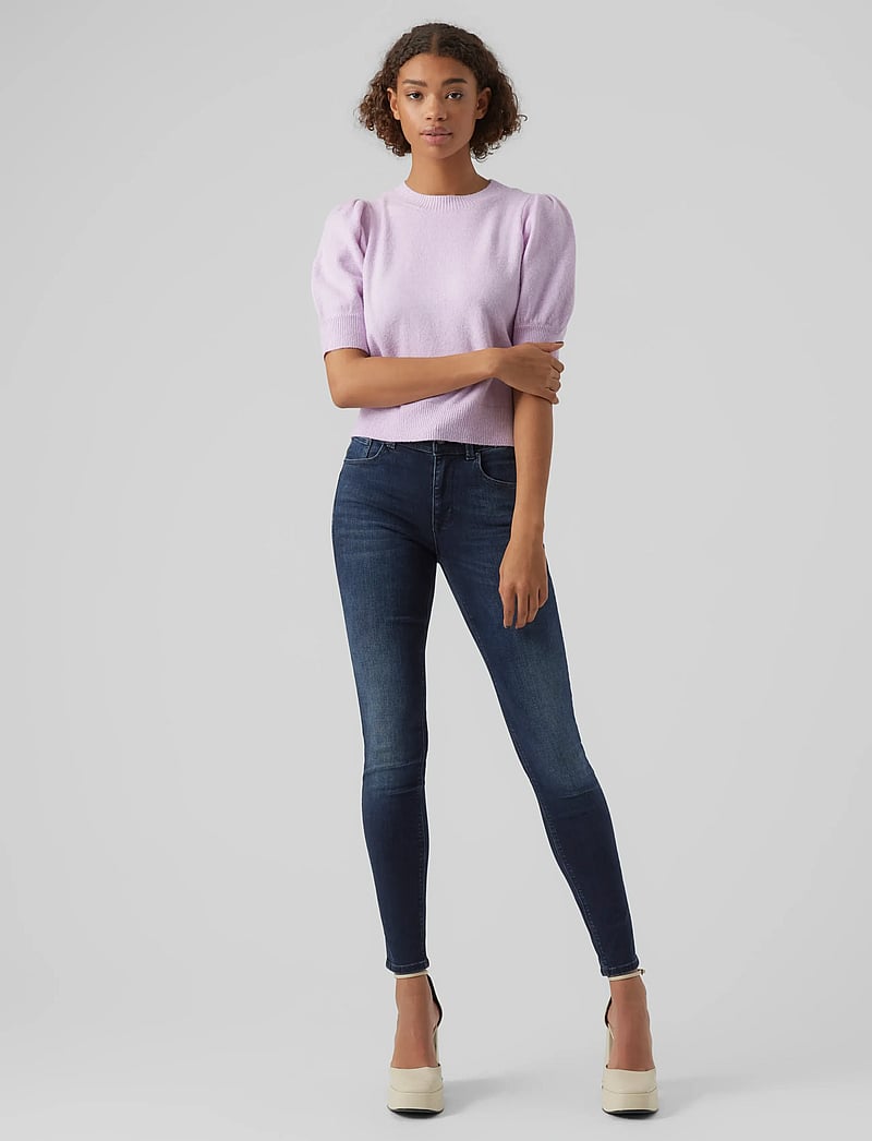 Vero Moda - VMDOFFY 2/4 O-NECK PULLOVER GA NOOS - pullover - orchid bloom - 4