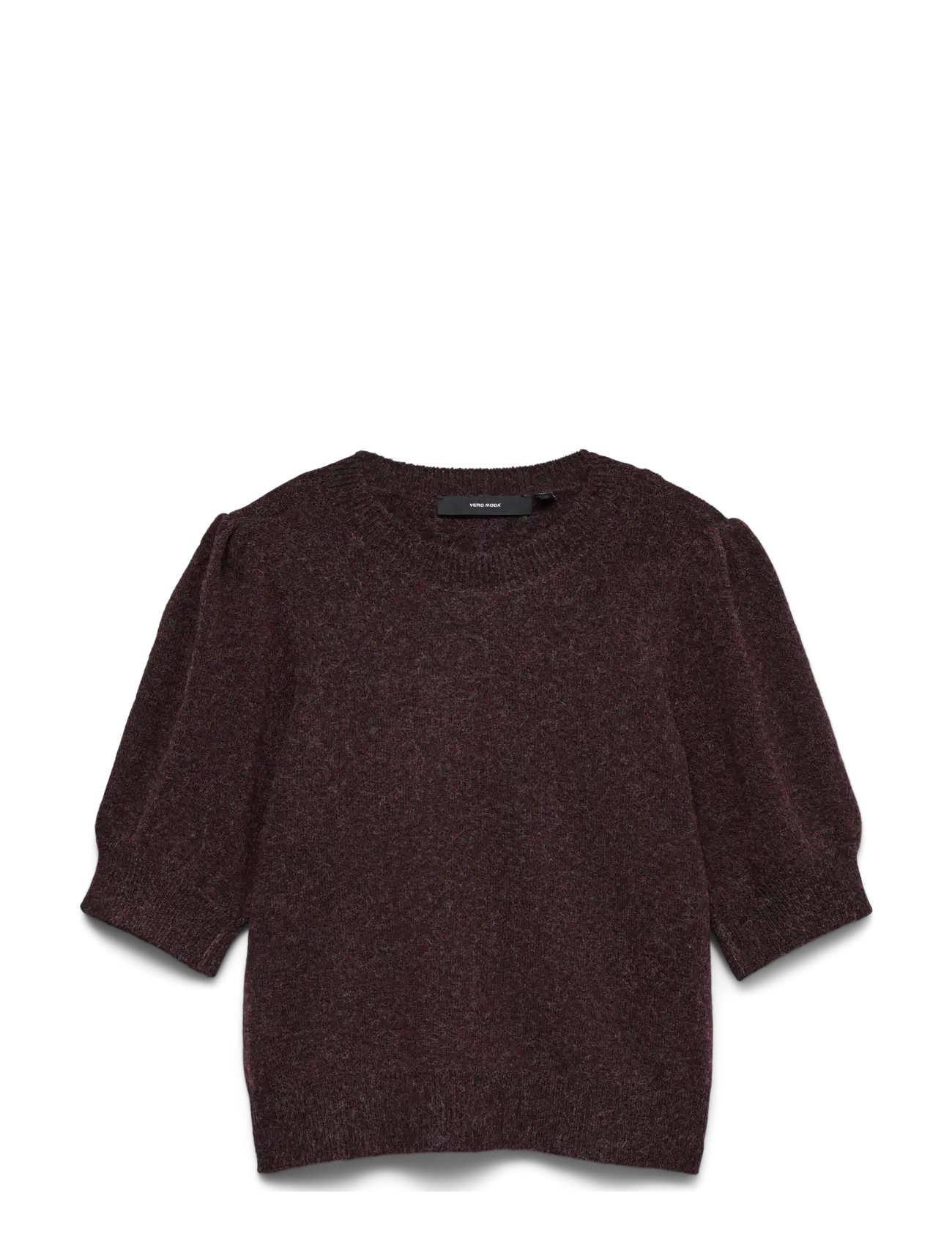 Vero Moda VMDOFFY 2/4 O-NECK PULLOVER GA NOOS - Kleidung - WINDSOR WINE / burgundy