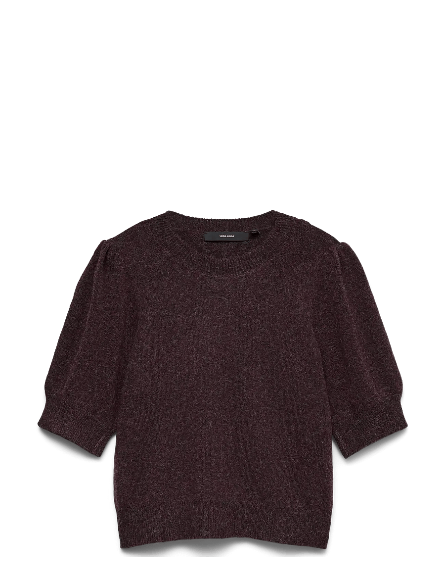 Vero Moda - VMDOFFY 2/4 O-NECK PULLOVER GA NOOS - pullover - windsor wine - 0