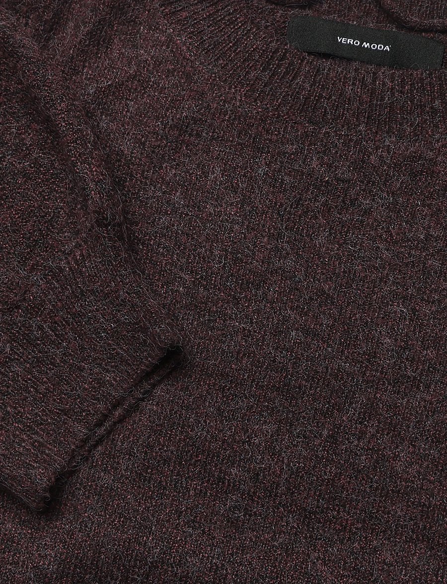 Vero Moda - VMDOFFY 2/4 O-NECK PULLOVER GA NOOS - pullover - windsor wine - 2