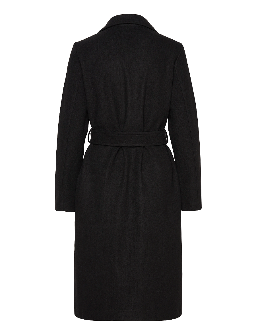 Vero Moda - VMFORTUNEAYA LONG COAT GA NOOS - Úlpur - black - 2