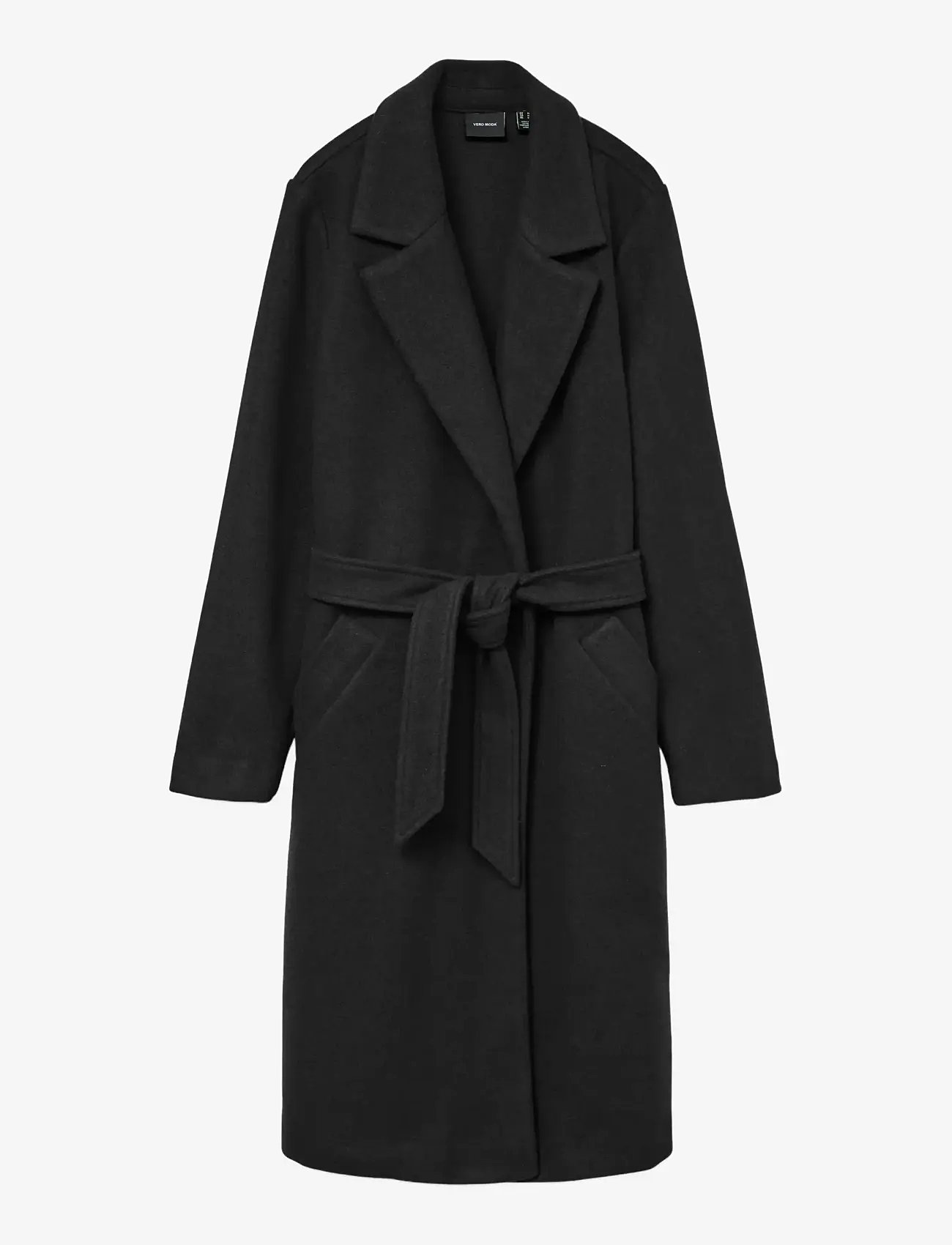 Vero Moda - VMFORTUNEAYA LONG  COAT GA NOOS - uldfrakker - black - 3