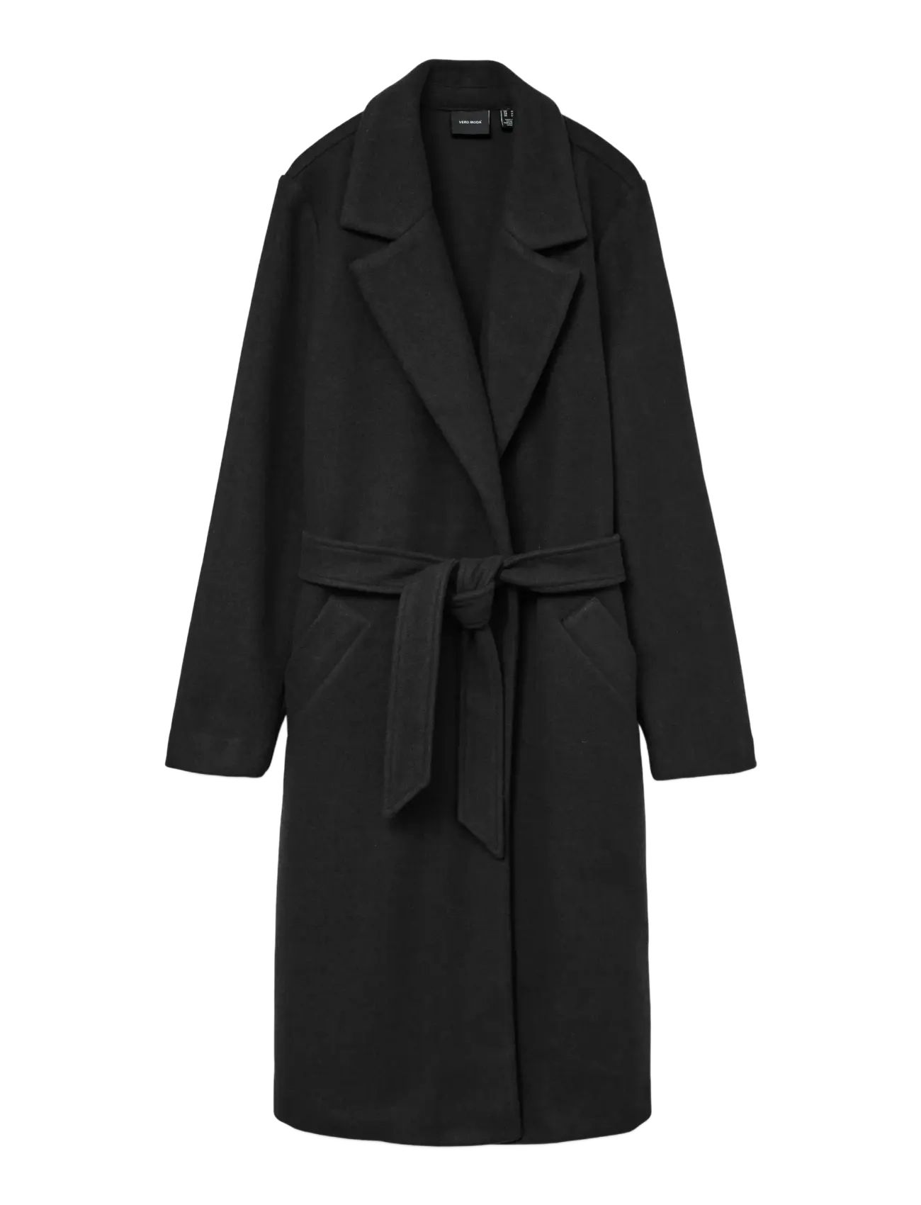 Vero Moda - VMFORTUNEAYA LONG COAT GA NOOS - Úlpur - black - 3