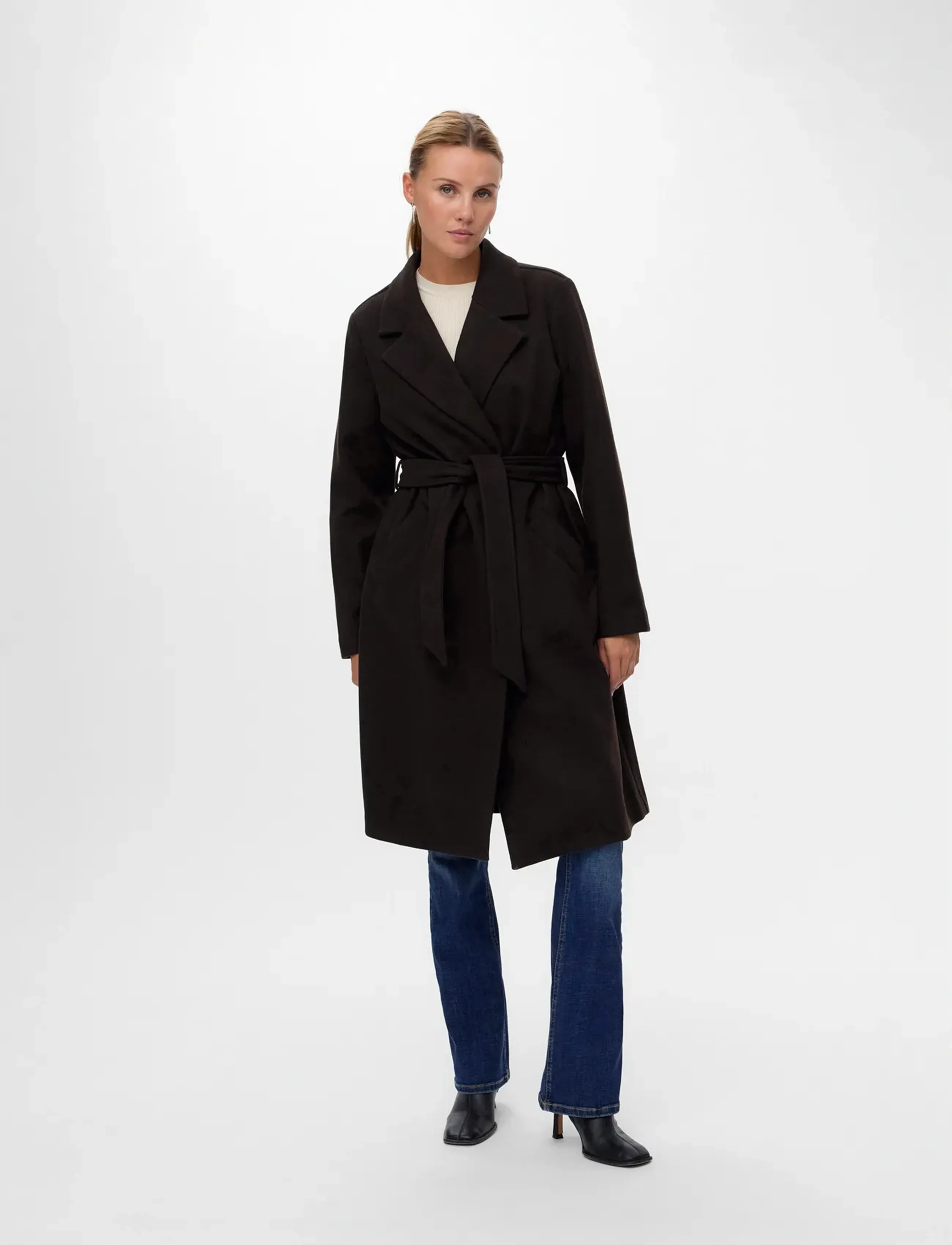 Vero Moda Vmfortuneaya Long Coat Ga Noos, XL, Coats, Braun - Winter Frauen