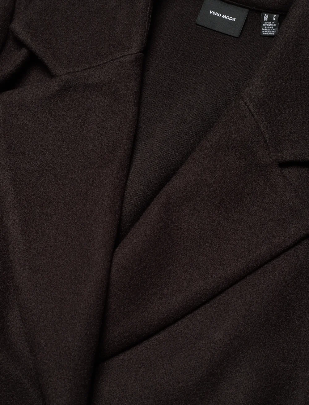 Vero Moda - VMFORTUNEAYA LONG  COAT GA NOOS - villased mantlid - chocolate torte - 5