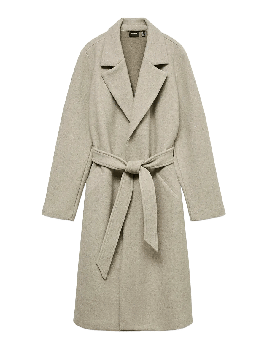 Vero Moda - VMFORTUNEAYA LONG COAT GA NOOS - Úlpur - silver mink - 1