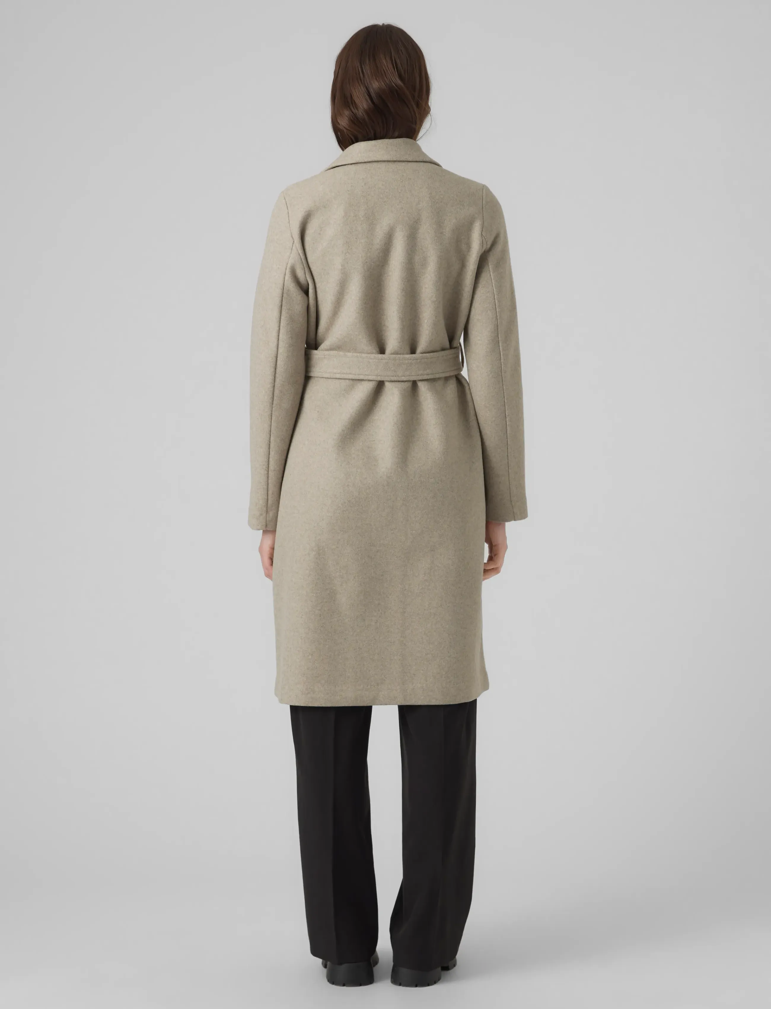 Vero Moda - VMFORTUNEAYA LONG COAT GA NOOS - Úlpur - silver mink - 2
