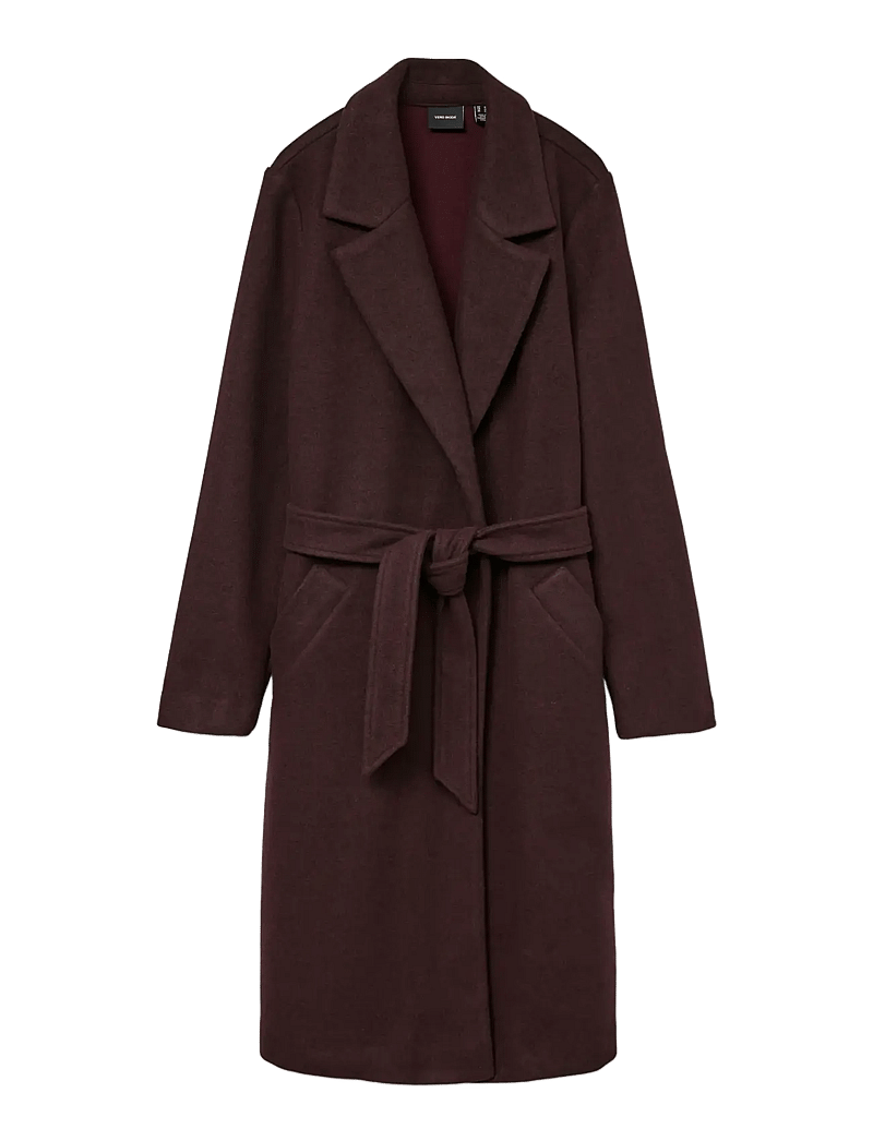Vero Moda - VMFORTUNEAYA LONG COAT GA NOOS - vestes d'hiver - winetasting - 1