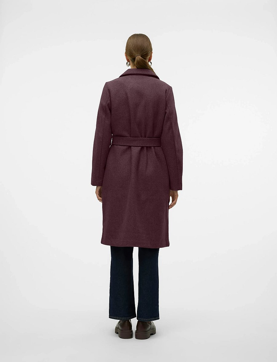 Vero Moda - VMFORTUNEAYA LONG COAT GA NOOS - talvejoped - winetasting - 2
