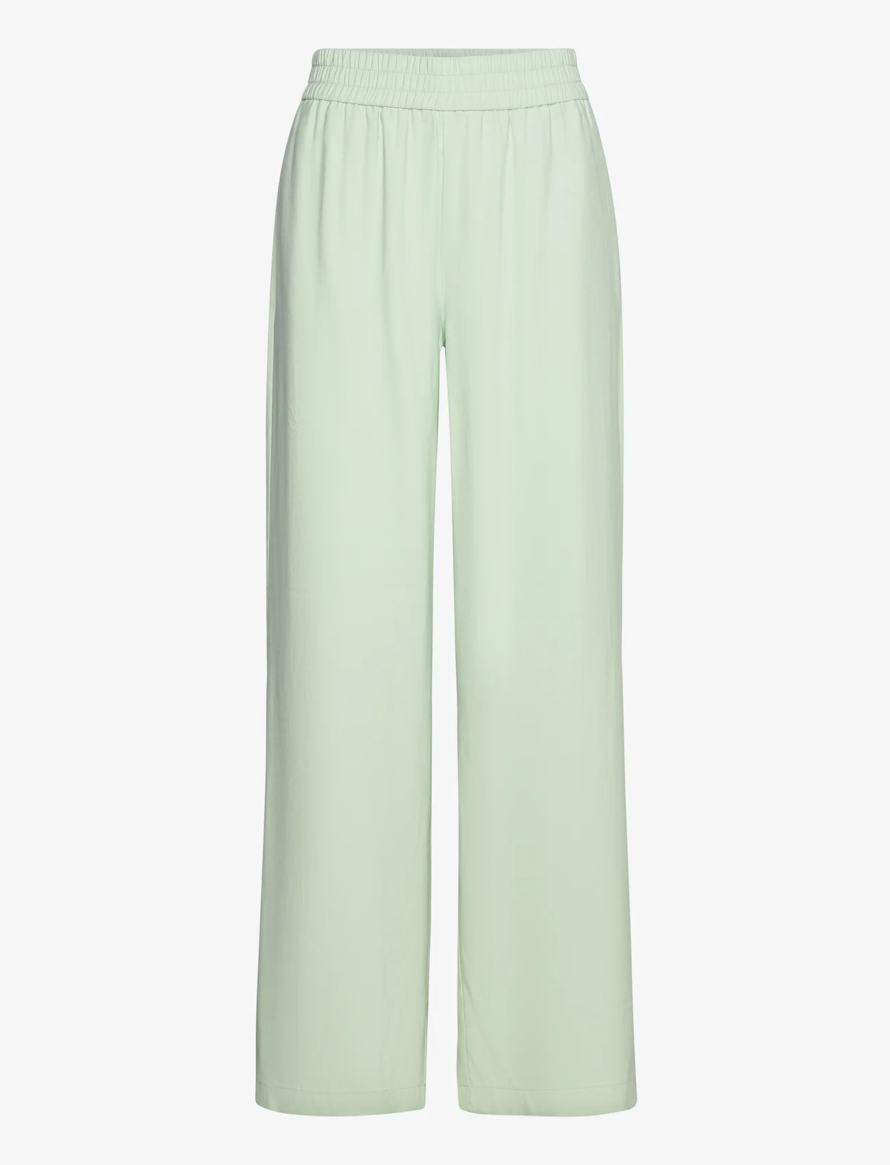 Vero Moda - VMCARMEN HR WIDE PULL-ON PANT NOOS - ballīšu apģērbs par outlet cenām - silt green - 0