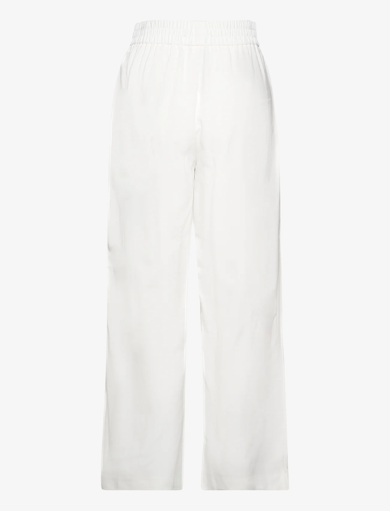 Vero Moda - VMCARMEN HR WIDE PULL-ON PANT NOOS - ballīšu apģērbs par outlet cenām - snow white - 1
