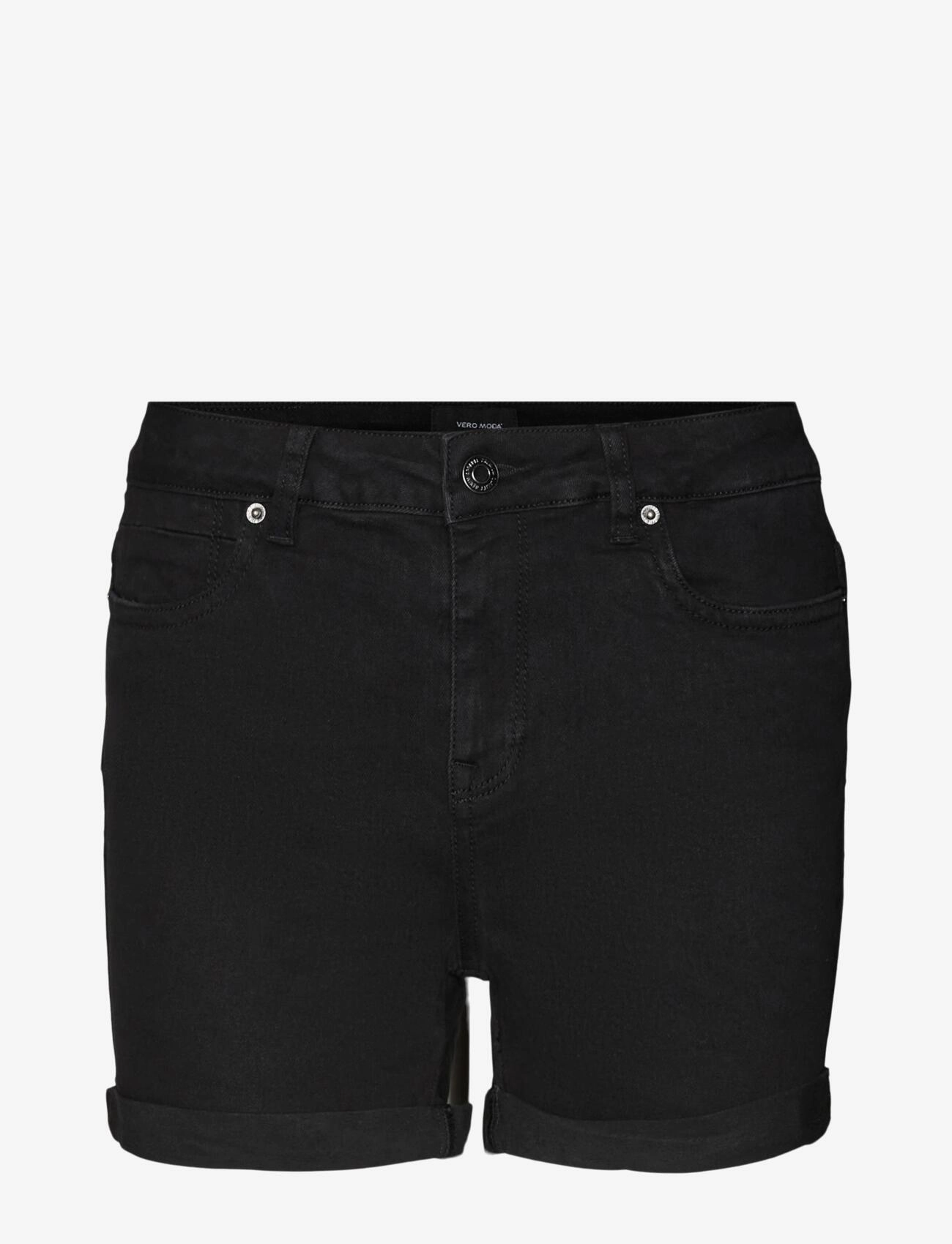 VERO MODA Vmluna Mr Fold Shorts Mix Ga Noos Schwarz - XS - Damen